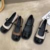 Diseño Nicho Zapatos Pequeños de Cuero Estilo Británico Retro Francés Zapatos de Cuero Pequeños Fragantes Zapatos Mary Jane Planos Zapatos de Mujer de Principios de Primavera