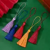 Marcador de Página Estilo Chinês Acessórios de Borla para Roupas Borla de Poliéster Borla Curta e Grossa de 8cm Borla Vertical Atacado