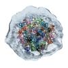 Joyería de uñas de dibujos animados transparente como el hielo de alta calidad, nueva joyería de uñas de ballena tallada en cristal, decoración de uñas para niños
