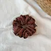 Goma para el pelo de lunares estilo coreano para mujer, Goma para el pelo plisada con volantes, Banda para el pelo duradera de alta elasticidad