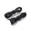 Venta al por mayor de fábrica cordón para zapatos encerado impermeable cordón para zapatos botas cordón redondo negro Marrón cordón en stock al por mayor