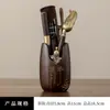 Conjunto de Seis Peças de Cerimônia do Chá em Baquelite Ébano Acessórios de Chá Kung Fu Ferramentas de Chá Pinças de Chá Colher de Chá Faca de Chá Utensílios de Chá