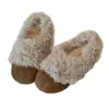 Versión de Lana~ Calientes y Cómodas Zapatillas de Invierno de Nuevo Estilo Versátiles sin Cordones con Aumento Oculto de Altura, Suela Suave y Punta Cerrada