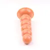Tapón anal con forma de pagoda, masturbador femenino, pene artificial, vagina artificial, carne suave de forma única, dispositivo de expansión anal realista y cuentas de placer para uso íntimo
