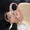 Bolso Casual para Mujer 2025 Invierno Nuevo Estilo Elegante Bolso de Hombro Cruzado Estilo Coreano Bolso Cubo de Moda