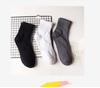 Calcetines de Algodón Peinado para Hombre de Media Pantorrilla para Todas las Estaciones de Algodón Puro Desodorantes Absorbentes de Sudor Calcetines Deportivos Casuales de Media Pantorrilla Transpirables y Absorbentes de Sudor