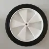 Roda Plástica de 8 polegadas com Cinco Abas Roda de Plástico Soprado PVC produção cama inflável roda de carro dobrável atacado