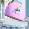 Gorros de Natación al por Mayor Impermeables Transpirables Cómodos Recubiertos de PU Fábrica de Gorros de Natación Suministros de Natación Gorros de Natación Grandes para Adultos Hombres y Mujeres