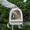 Bolsa Transportadora Pequeña para Periquito Sol, Jaula Portátil de Doble Hombro para Aves, Jaula Plegable y Transpirable para Palomas para Uso en Exteriores
