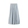 [Oufan] Calça Casual de Renda no Tornozelo de Cintura Alta para Mulheres Verão Novo Versátil Aparência Afinando Calça Lanterna 2947