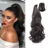 Peluca de Cola de Caballo de Nuevo Estilo Europeo y Americano para Mujeres, Cabello Largo Rizado, Extensiones de Cabello de Cola de Caballo con Clip Invisible, Soporta Dropshipping