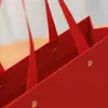 Bolsas de Regalo Transfronterizas para Ropa, Sensación de Lujo Ligero de Gama Alta, Bolsas de Mano con Logo Estampado en Oro, Bolsas de Compras para Tiendas de Ropa, Bolsas de Papel