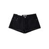 Shorts Mini de Mezclilla de Tiro Bajo de Verano 2025 para Mujer Estilo Europeo y Americano Retro Nicho Pierna Ancha Línea A Ultracortos Hot Pants Trendy