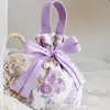 Bolsa de Dulces con Lazo Floral Plegado Shangmit, Bolsa de Dulces sin Plegar, Bolsa de Regalo de Boda 1