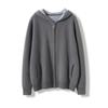 Cárdigan de Cachemir Grueso de Capa de Aire para Mujer Otoño e Invierno Suave y Ceroso Mismo Estilo Cardigan con Capucha Suéter de Lana Chaqueta Elegante