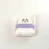 Puff de Polvo Aireado Grueso de Malvavisco Serie Sanadora Muñeco de Nieve Lindo Fuente Personalizada