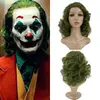 Joker Joaquin Phoenix Película DC Peluca Verde Arthur Peluca de Halloween Tocado cosplay Espectáculo