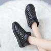 Botas de neve espessas forradas de lã para mulheres 2024 inverno novos sapatos botas de algodão de tubo curto sapatos de algodão quentes botas de pele