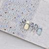 Adesivos Tomoni Finos e Resistentes para Nail Art Não Perdem a Cooperação Adesivos Japoneses Vintage para Unhas Adesivos para Nail Art de Borboleta MS584
