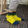 Calcetines de cinco dedos para hombre, hilo de algodón, cintura alta, caña media, calcetines para dedos, absorbentes de sudor, calcetines para dedos del pie, procesamiento al por mayor, Cinco Dedos para las Cuatro Estaciones