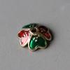 Cuentas cloisonné de aleación soporte para flores carácter fu flor de trompeta pulsera accesorios accesorios pulsera con cuentas artesanías colgante