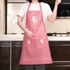Avental de Cozinha Desenho Animado Mãe de Cozinha Moda Estilo Coreano Fofo Anti-manchas e Anti-óleo Avental de Cozinha para Homens e Mulheres