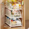 Armario de Hostelería Artefacto de Almacenamiento en Capas Estante de Almacenamiento para Snacks Dormitorio de Estudiantes Cosa Buena Armario Profundo Estante de Almacenamiento en Capas para Armario