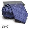 Gravata Masculina Formal de Negócios 2400 Fios Jacquard Listrada Xadrez Fabricante Pronto para Diversos Atacados