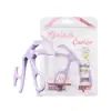 Pente de dentes sem aro LifeGirls curvador de cílios curvador de cílios grande angular curvador de cílios portátil para iniciantes