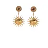 Pendientes Solares Celestiales Taina de Acero Inoxidable Europeo y Americano Pendientes Colgantes de Lujo Ligero de Gama Alta para Mujer No se Desvanecen Estilo Caliente Transfronterizo