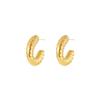Pendientes de Guisante de Venta Caliente Transfronteriza Loftily Exquisitos de Venta Caliente Estilo Ins Joyería para Orejas de Oro Elegante de Lujo Accesible