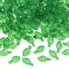 Colgante de Hoja Verde Artificial Transparente Accesorios de Vidrio para DIY Pendientes Pasador Collar Funda de Teléfono Móvil Pulsera Material Femenino