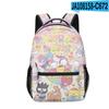 Mochila Escolar Animada de Dibujos Animados 3D Nueva Estampada Alrededor de Sanrio Kuromi Kuromi Alrededor de Estudiantes de Primaria