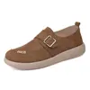 Zapatos de trabajo planos antideslizantes de moda de primavera nuevos para mujer estilo Pekín antiguo para mediana edad y mayores, zapatos de madre