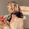 Pañuelo de cintura con estampado Paisley Azul Oscuro, Estilo Coreano para Vestir en Capas con Falda, Pañuelo Triangular, Accesorio de Cintura, Nuevo Accesorio de Moda para Viajar al Trabajo