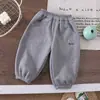 Pantalones de Niña con Forro Polar Niños Otoño Invierno Nuevo Mono de Forro Polar Pantalones Largos Niños Medianos y Pequeños Engrosados Cálidos Pantalones con Puño en el Tobillo Modernos Venta al por Mayor
