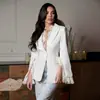 Traje Blazer Feminino 2026 Europeu e Coreano Renda Patchwork Manga Sino Temperamento Gola Lapela Botão Único Slim Fit