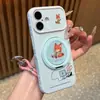 Funda tipo soporte para la pareja Judy y Nick adecuada para Apple 17 Pro Max, linda para niñas, Huawei Xiaomi ventana grande