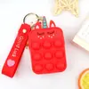 Bolsa de Monedas Linda para Niños, Almacenamiento de Artículos Pequeños, Mini Bolsa de Silicona Personalizada de Dibujos Animados, Bolsa para Auriculares Inalámbricos al por Mayor