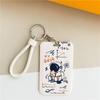 Cubierta Protectora para Tarjeta de Autobús de Estilo Japonés Tarjeta de Comida para Estudiantes Tarjeta de Identificación para el Trabajo en el Campus Llavero Integrado para Tarjeta de Acceso Femenina