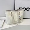 Bolso Tote para Mujer, Gran Capacidad, Se Puede Usar Cruzado, Bolso de Hombro Versátil, Adecuado para Estudiantes Universitarios, Viajes Diarios, Almacenamiento, Moderno