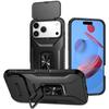 Adecuado para Funda de Teléfono iPhone 18 Pro Max, Compatible con Soporte Apple 17 Pro, Ventana Deslizante 16, Cubierta Protectora 15