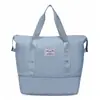 Bolsa de Viaje Expandible de Gran Capacidad, Cubierta Conveniente, Maleta de Ruedas, Viaje de Negocios de Corta Distancia, Bolsa de Tela Oxford para Mujeres Embarazadas