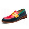 Mocassins Casuais Masculinos Tamanho Grande Transfronteiriços Sapatos de Couro Pequenos Britânicos Modernos Bico Fino Cabeleireiro Sapatos Slip-On 48