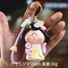 Llavero Tang Niu con Motivos Florales - Estilo Chino Retro Llavero Tang Niu Colgante para Mochila y Bolso Escolar Venta al por Mayor