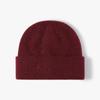 Gorro de Punto Liso para Mujer de Invierno para Viajar, Gorro Cálido para Exteriores que Protege los Oídos, Gorro de Lana Espesa Versátil sin Visera