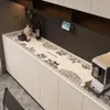 Tapete para Mesa de Gabinete de TV, Toalha de Mesa Longa, Luxo Leve, Sensação de Alto Padrão, Impermeável, Cortável, Gabinete de Sapatos, Tapete de Proteção para Tampo de Balcão Lateral de Jantar