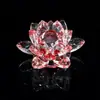 Nuevo Cristal Creativo Flor de Loto Consola Central de Coche Adorno de Escritorio de Oficina Regalo Navideño Venta al por Mayor Directamente de la Fábrica