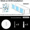 Estante de Acrílico para Especias Montado en Pared Set de 2 Piezas Organizador de Especias para Puerta de Gabinete Transparente Instalación con Adhesivo o Tornillo