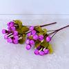 Fabricante Original Atacado Rosa Simulada Mini Flor Falsa 15 Cabeças Botão Estrela Botão Pérola Decoração de Casa Buquê de Flores Artificiais